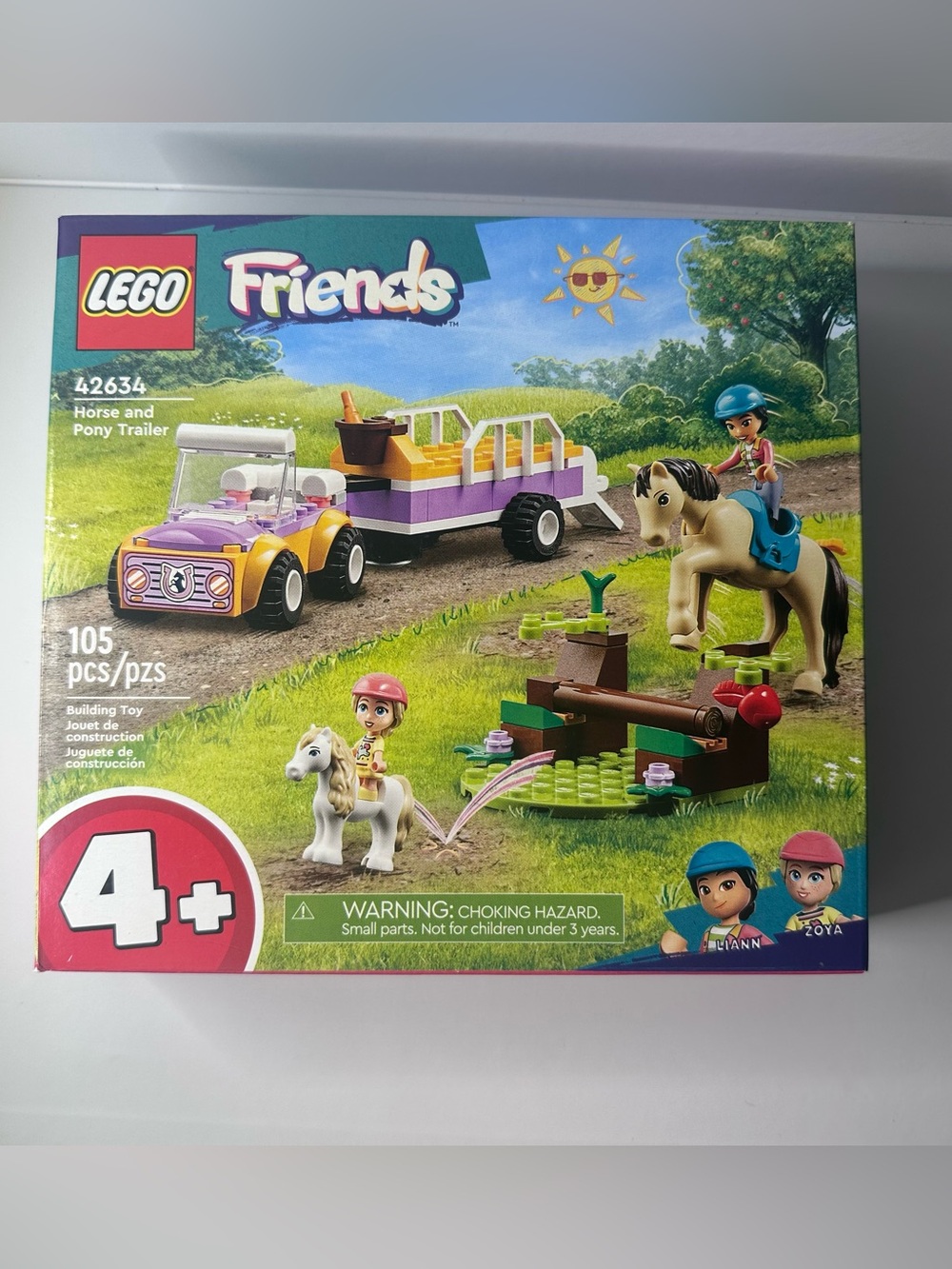 LEGO Friends 42634 Horse & Pony Trailer New Sealed Retired 105 PCS